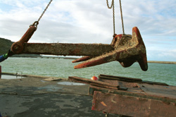C'est un ancre de Liberty Ship